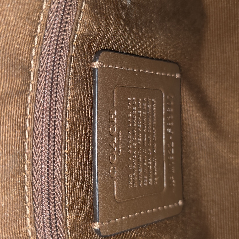 Coach Tan and Brown Satchel - Picture 8 of 8